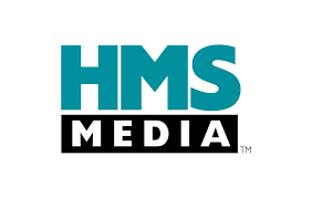 blue and black HMS Media logo